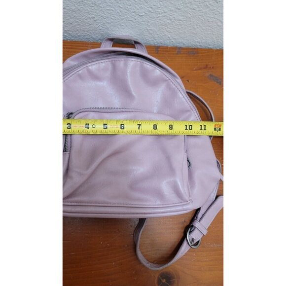 Universal Thread Mauve Backpack Faux Leather Adjustable Straps Multiple Compartm - Picture 8 of 10